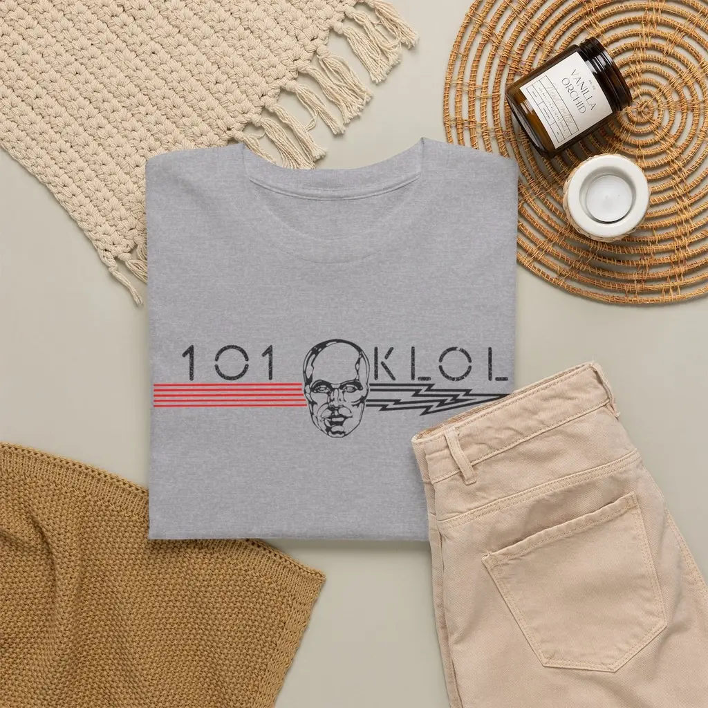 Vintage 101 KLOL-FM Houston Texas Radio Station Shirt 1 101 KLOL FM Houston Texas Radio Station Flat Lay Shirt