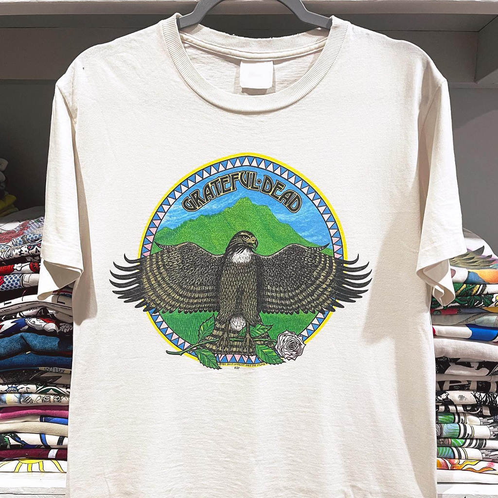 1984 Grateful Dead Fall Tour Lundquist Eagle Promo Shirt