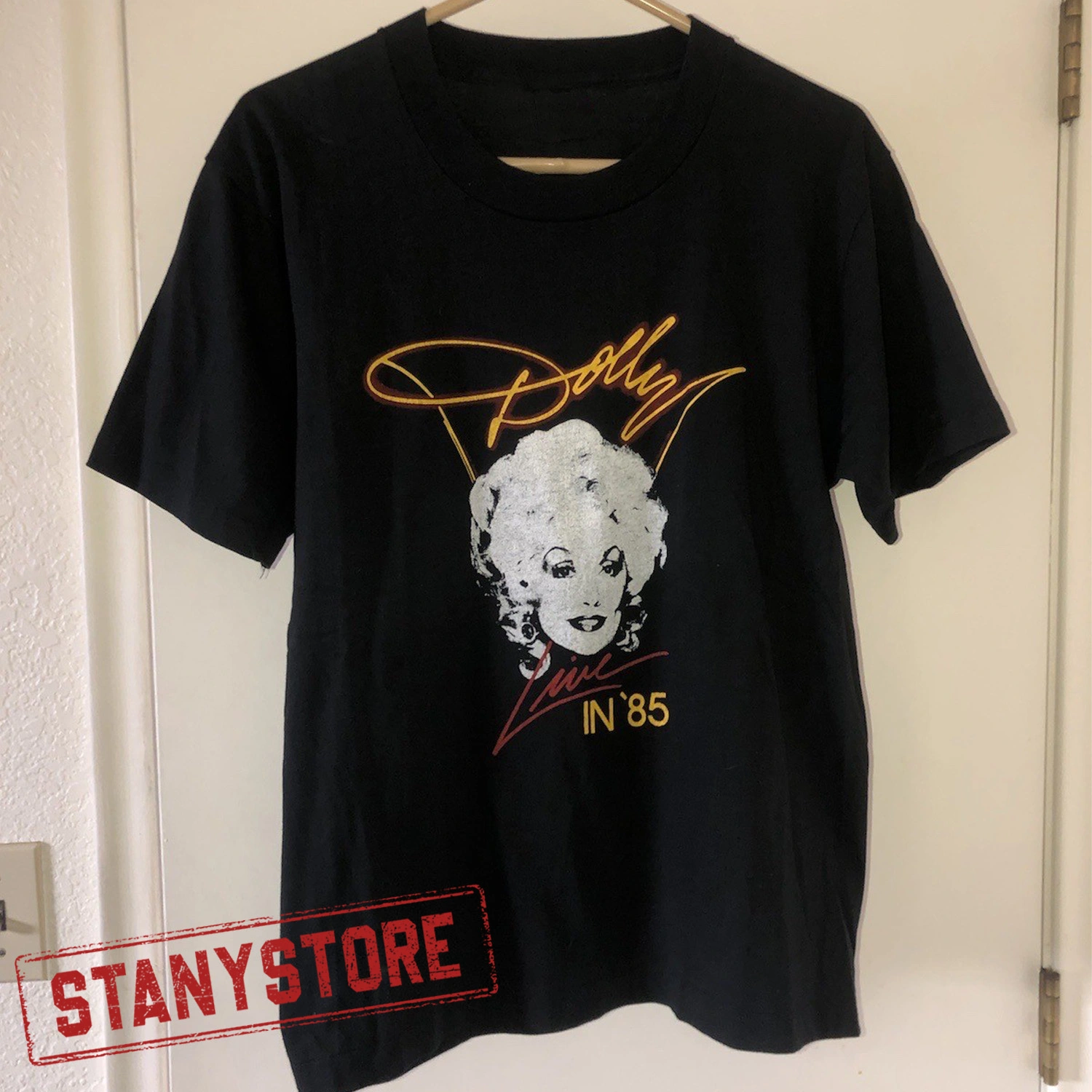 RARE Vintage 1985 Dolly Parton Tour Dolly Live in '85 Shirt