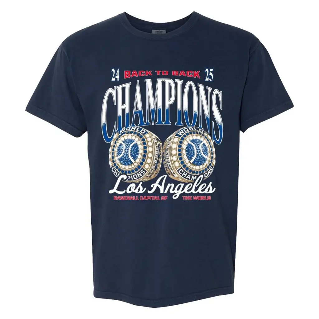 ’24-’25 Back to Back Champions LA Dodgers Shirt