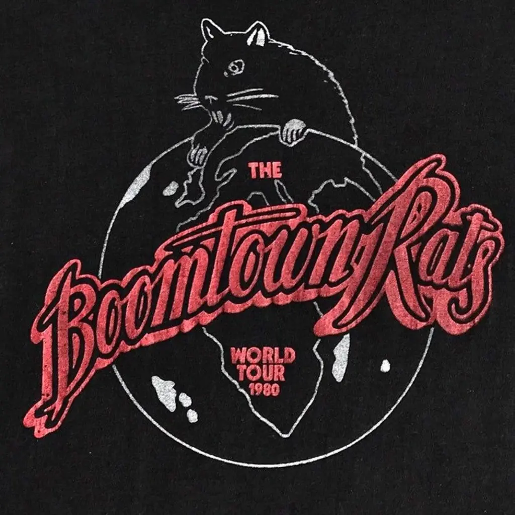 80's The Boomtown Rats 1980 World Tour Shirt