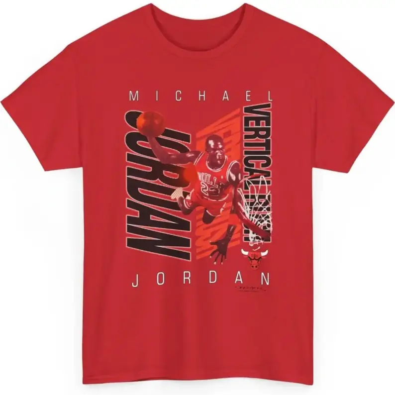 90's Chicago Bulls Michael Jordan Vertical Rush Bulls Basketball Promo Shirt 1 90s Chicago Bulls Michael Jordan Vertical Rush Bulls Basketball Promo Shirt