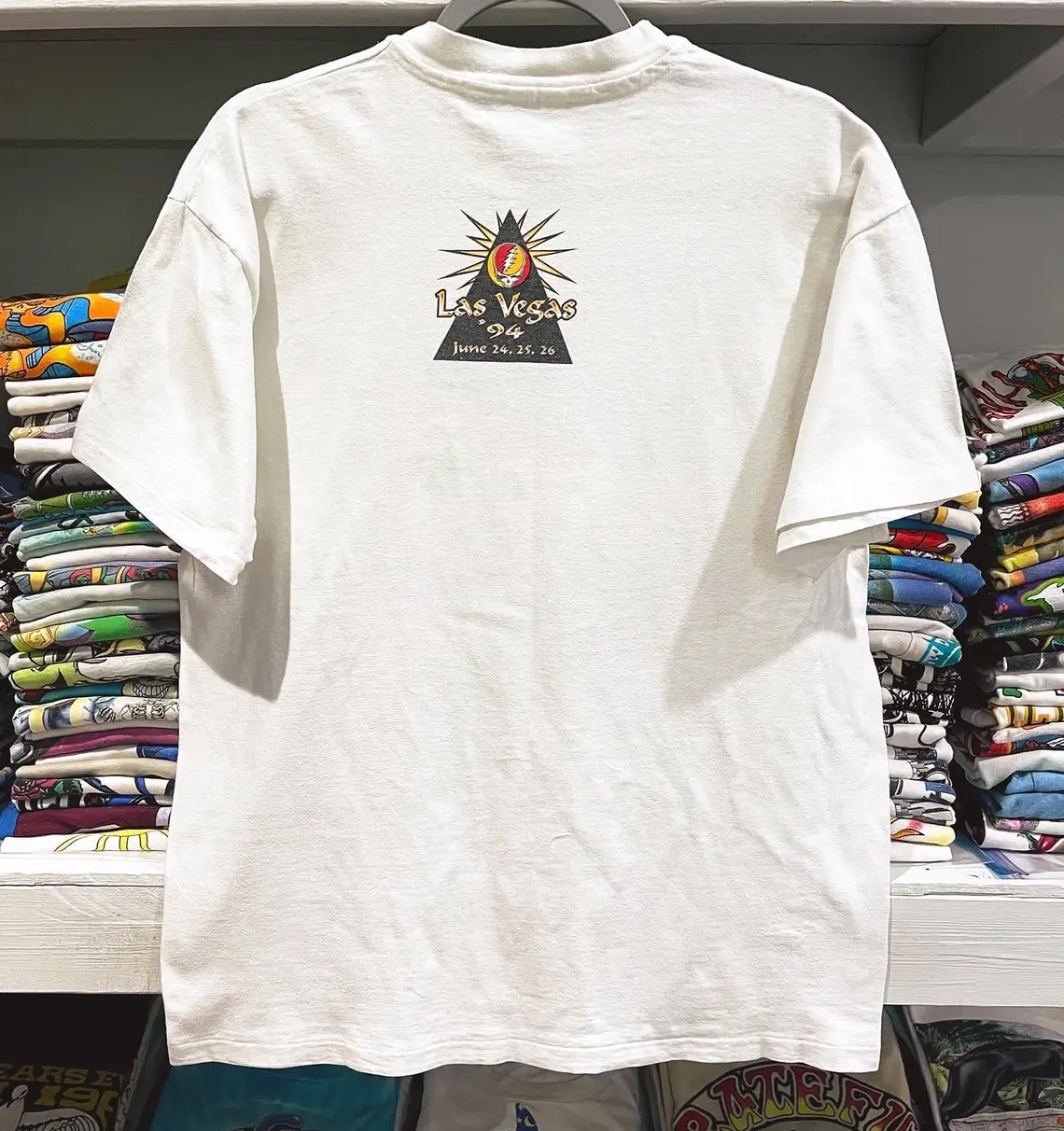 Grateful Dead Band Las Vegas 1994 Tour 2-sided Shirt 1 Grateful Dead Band Las Vegas 1994 Tour Shirt