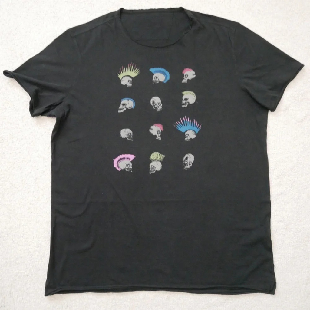 John Varvatos Punk Skulls Shirt