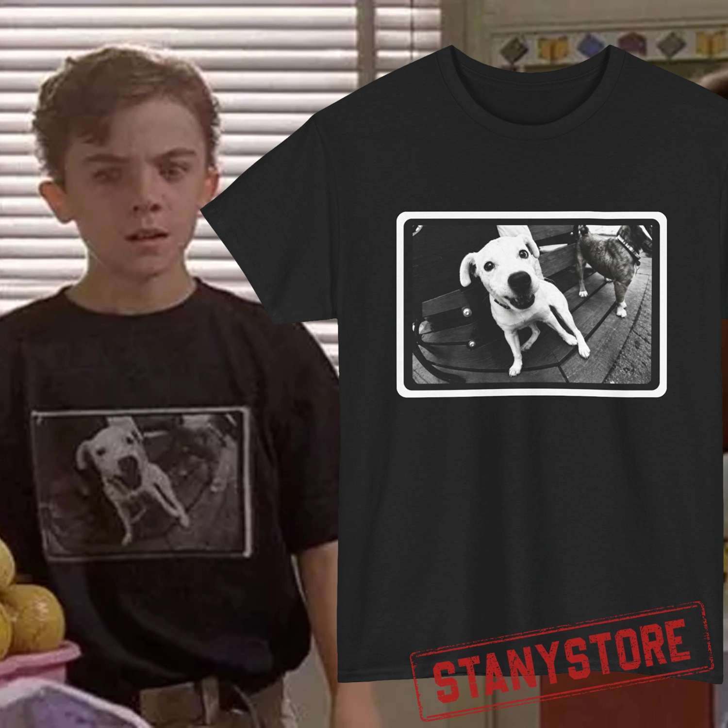 Malcolm in The Middle S1E2 My Dog Skip Shirt