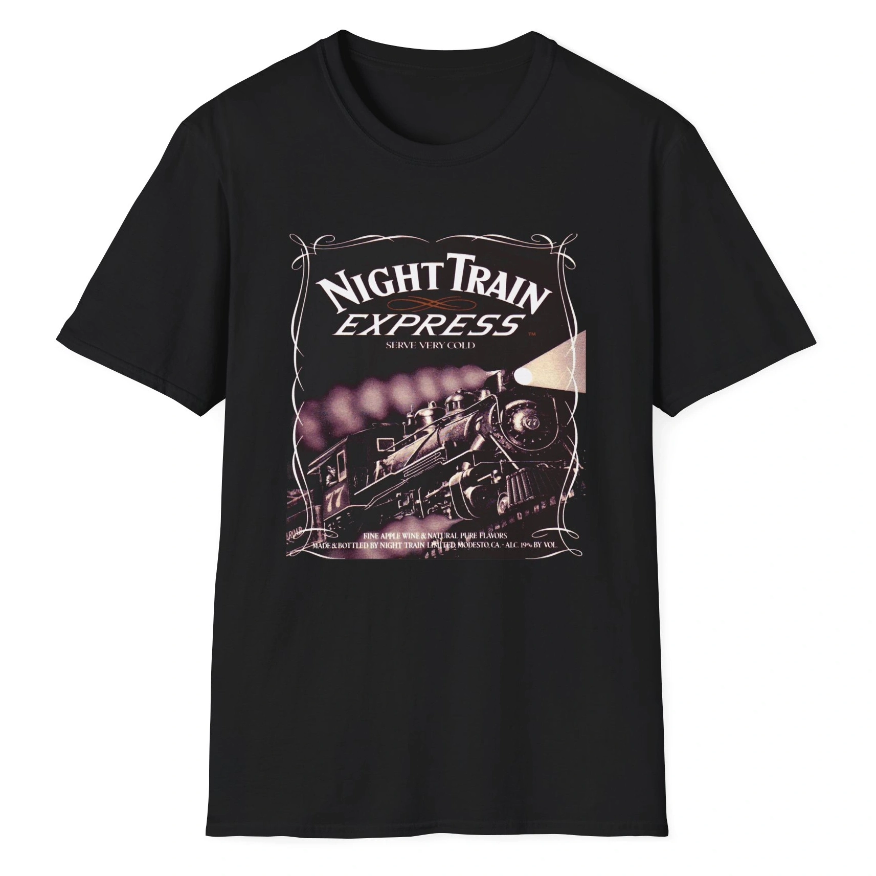 Night Train Express Wine Label Shirt