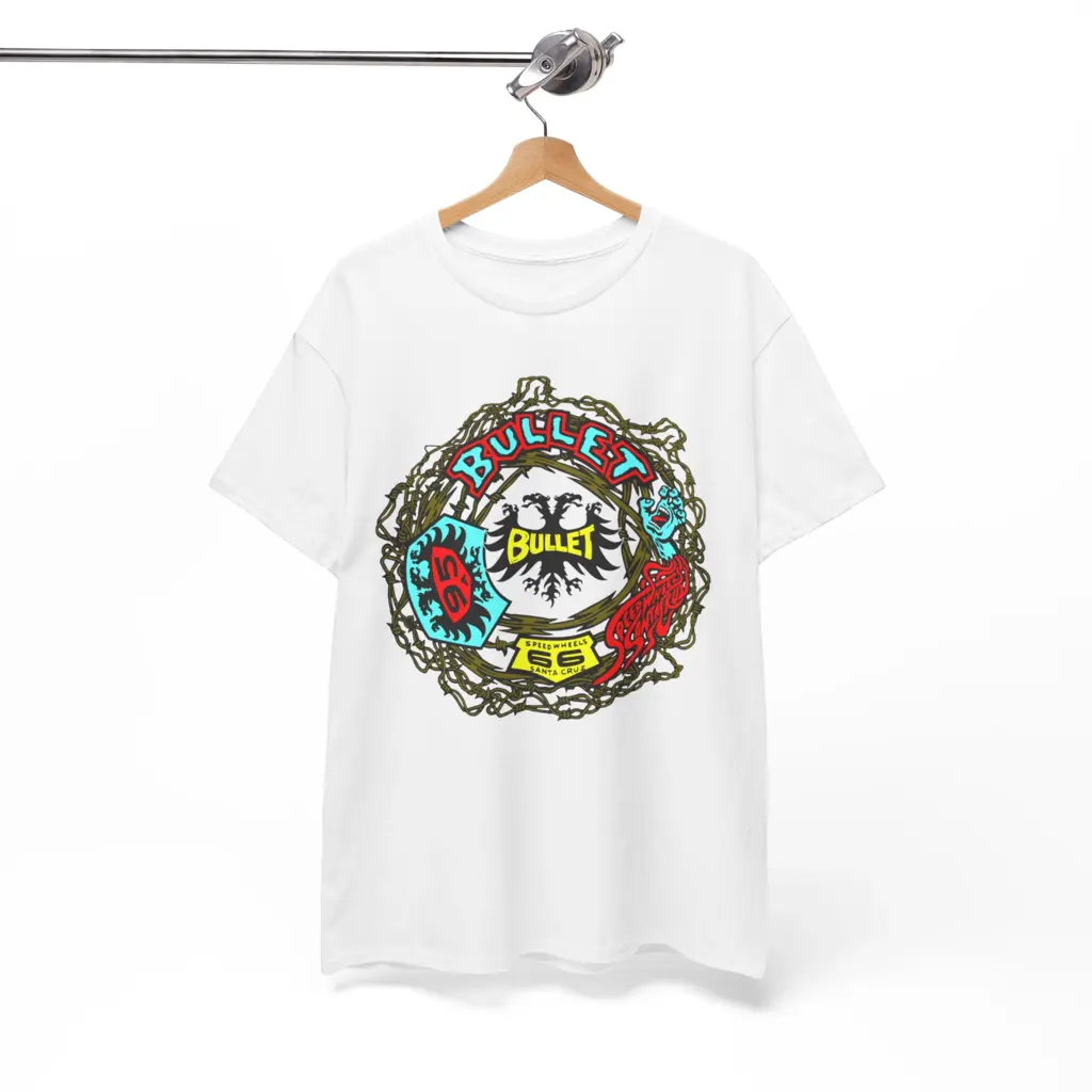 Rare Vintage Santa Cruz Speed Wheels Bullet 66 Shirt