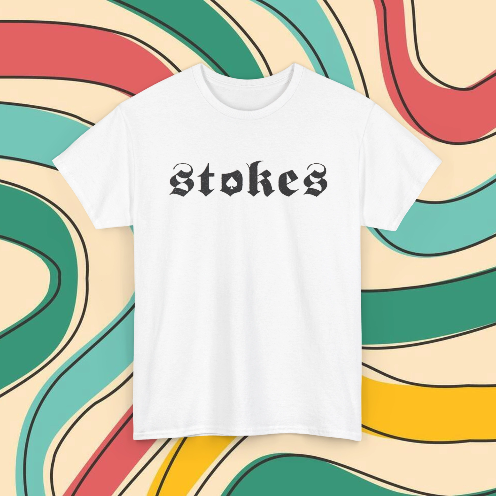 Stokes Band Spade Guitar Picks Shirt
