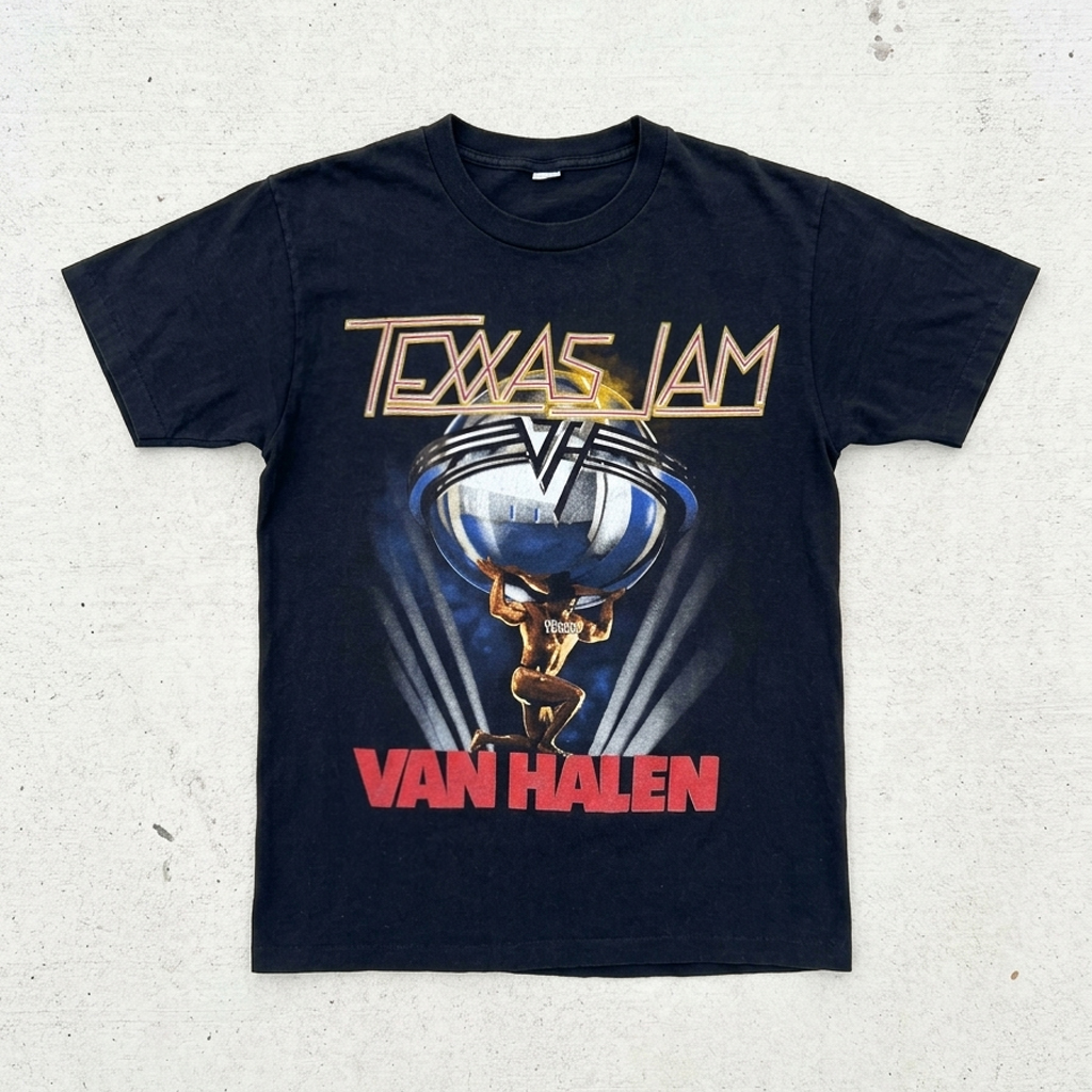 Vintage 1986 Van Halen Texxas Jam Tour Shirt