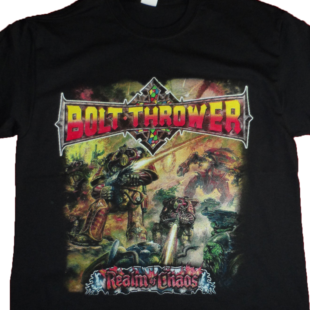 Vintage 1989 Bolt Thrower Realm Of Chaos DOUBLE SIDED Shirt