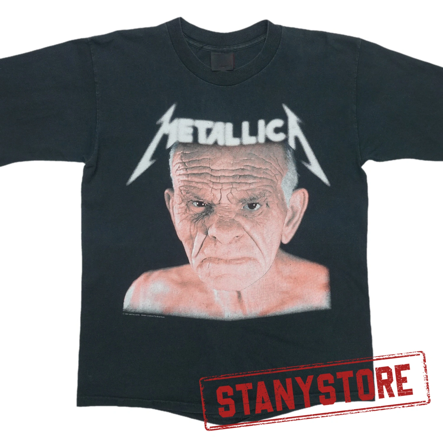 Vintage 1991 Metallica Enter Sandman Tour Off To Never Never Land Shirt