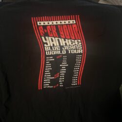 Vintage 1994 Berserker Fuck Your Yankee Blue Jeans World Tour T-shirt 2-Sided 1 Vintage 1994 Berserker Fuck Your Yankee Blue Jeans World Tour T shirt