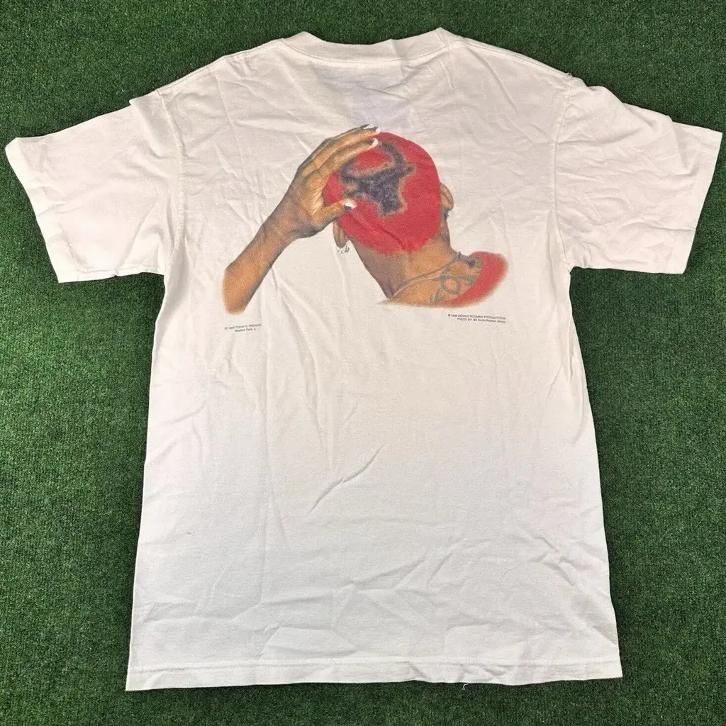 Vintage 1996 Dennis Rodman Enforcer Bad As I Wanna Be Big Shirt