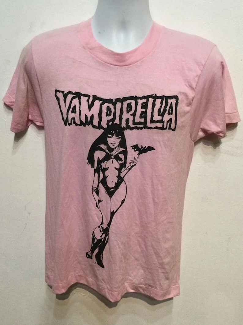 Vintage '70s Vampirella Comic Book Character Shirt