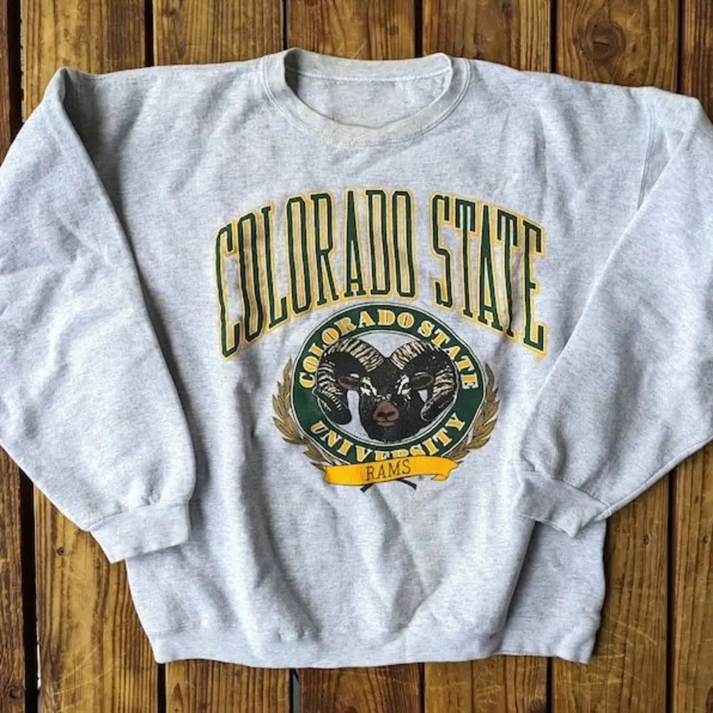 Vintage 90's Colorado State University CSU Rams Shirt