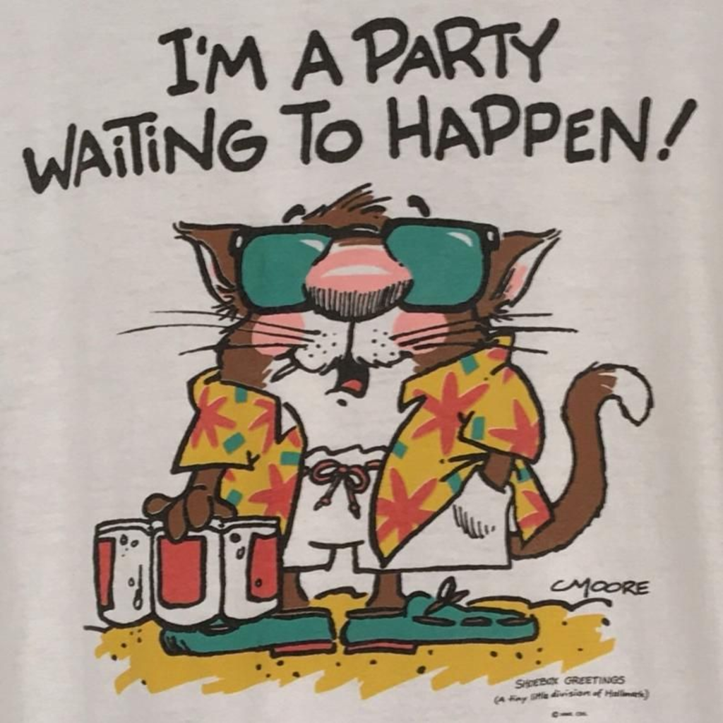 Vintage 90's I'm a Party Waiting To Happen Shirt