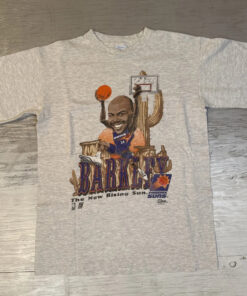 Vintage 90s NBA Salem Phoenix Suns Charles Barkley Caricature Shirt