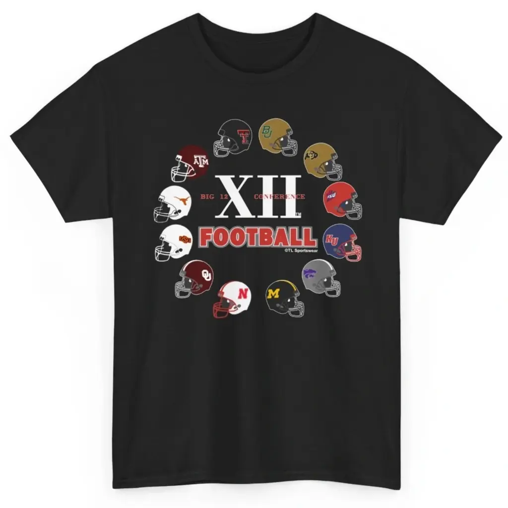 Vintage Big 12 Conference Football Rare Shirt