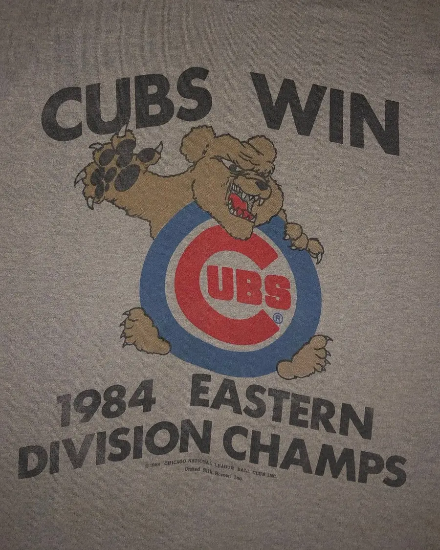 Vintage Chicago Cubs 1984 Eastern Division Champs Shirt 1 Vintage Chicago Cubs 1984 Eastern Division Champs Shirt