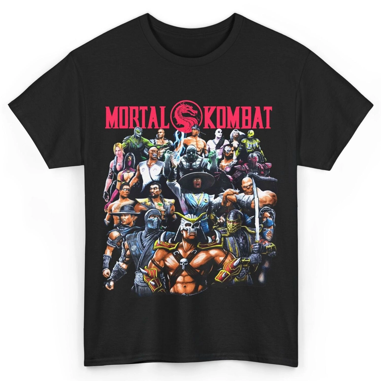 Vintage Mortal Kombat All Character Shirt