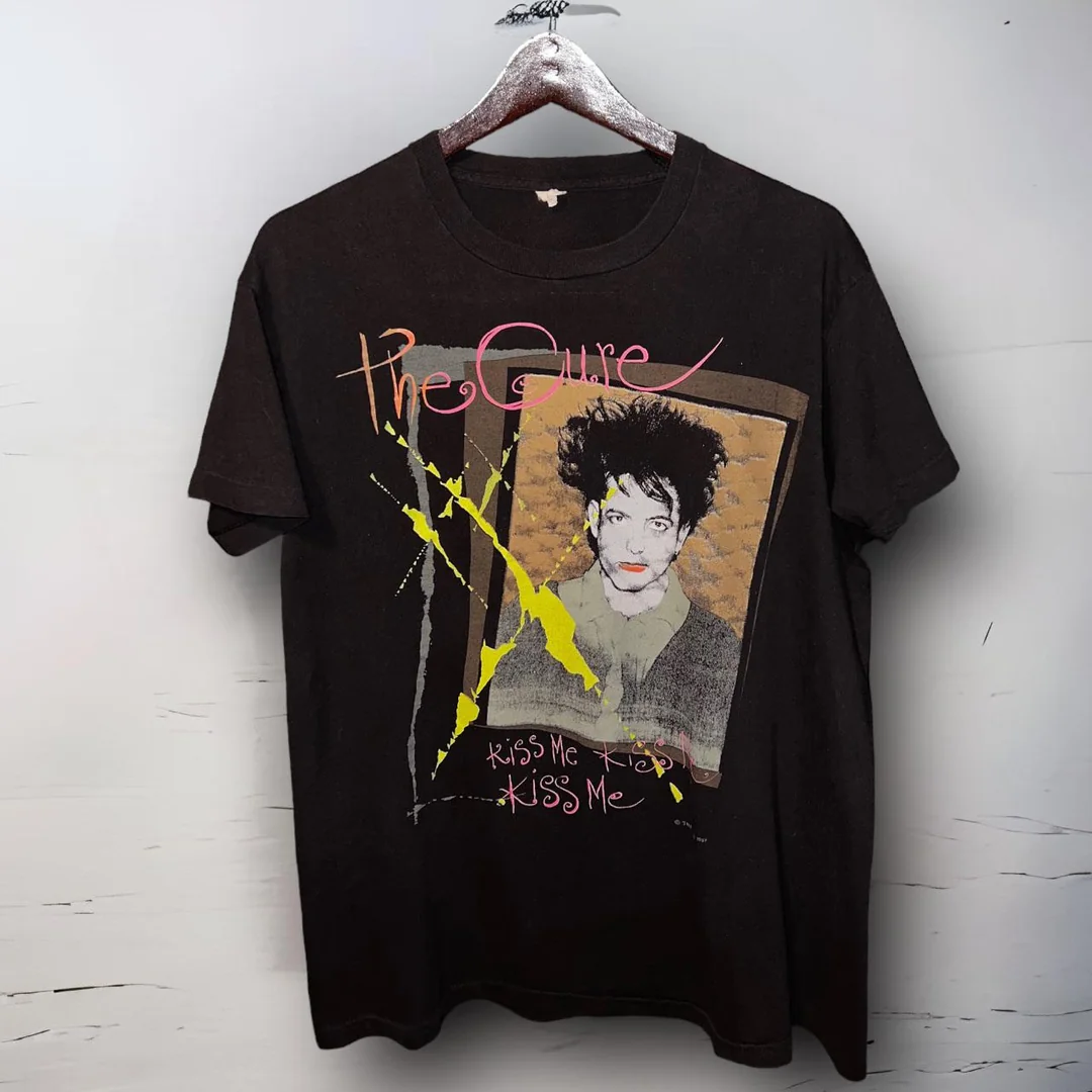 Vintage The Cure Kissing Tour 1987 Kiss Me Shirt
