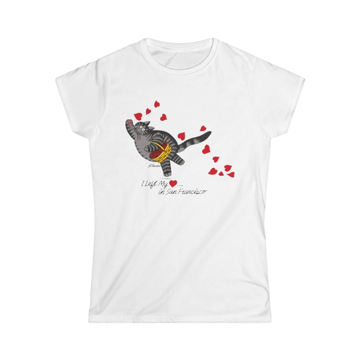 Vintage Valentine B. Kliban I Left My Heart In San Francisco Shirt