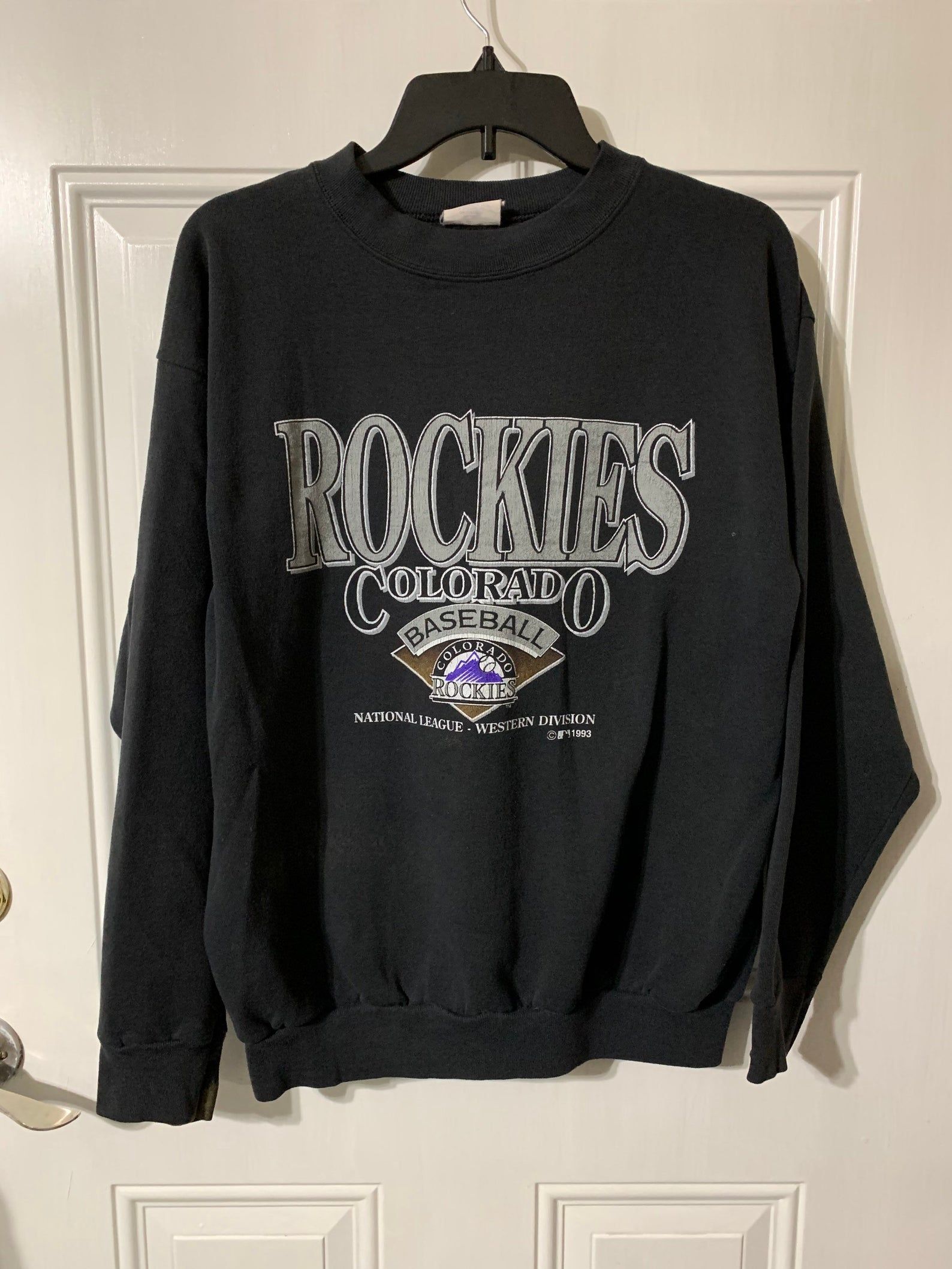 1993 Vintage Rockies Colorado Baseball L
