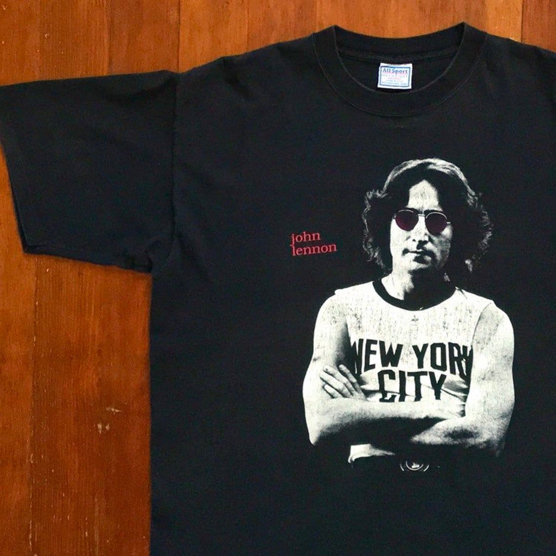 90S John Lennon Imagine Promo Shirt Vintage Single Stitch 1996 John Lennon New York City Imagine Lyric Promo Rock Tee