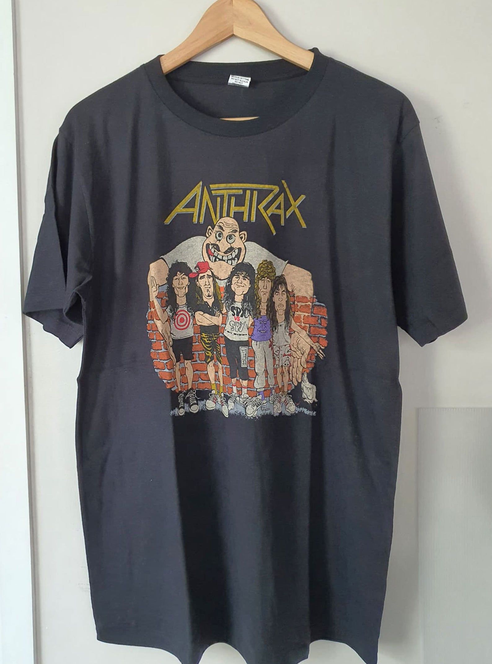 Anthrax T-Shirt Vintage Look Retro T-Shirt L 21