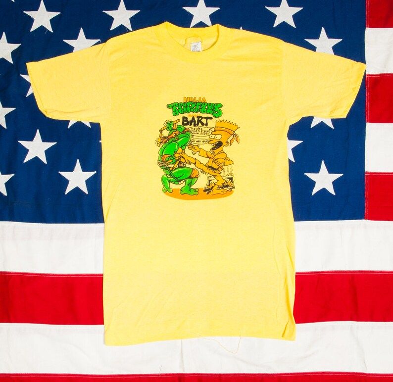 Bootleg Bart Simpson Vs Teenage Mutant Ninja Turtles Tmnt