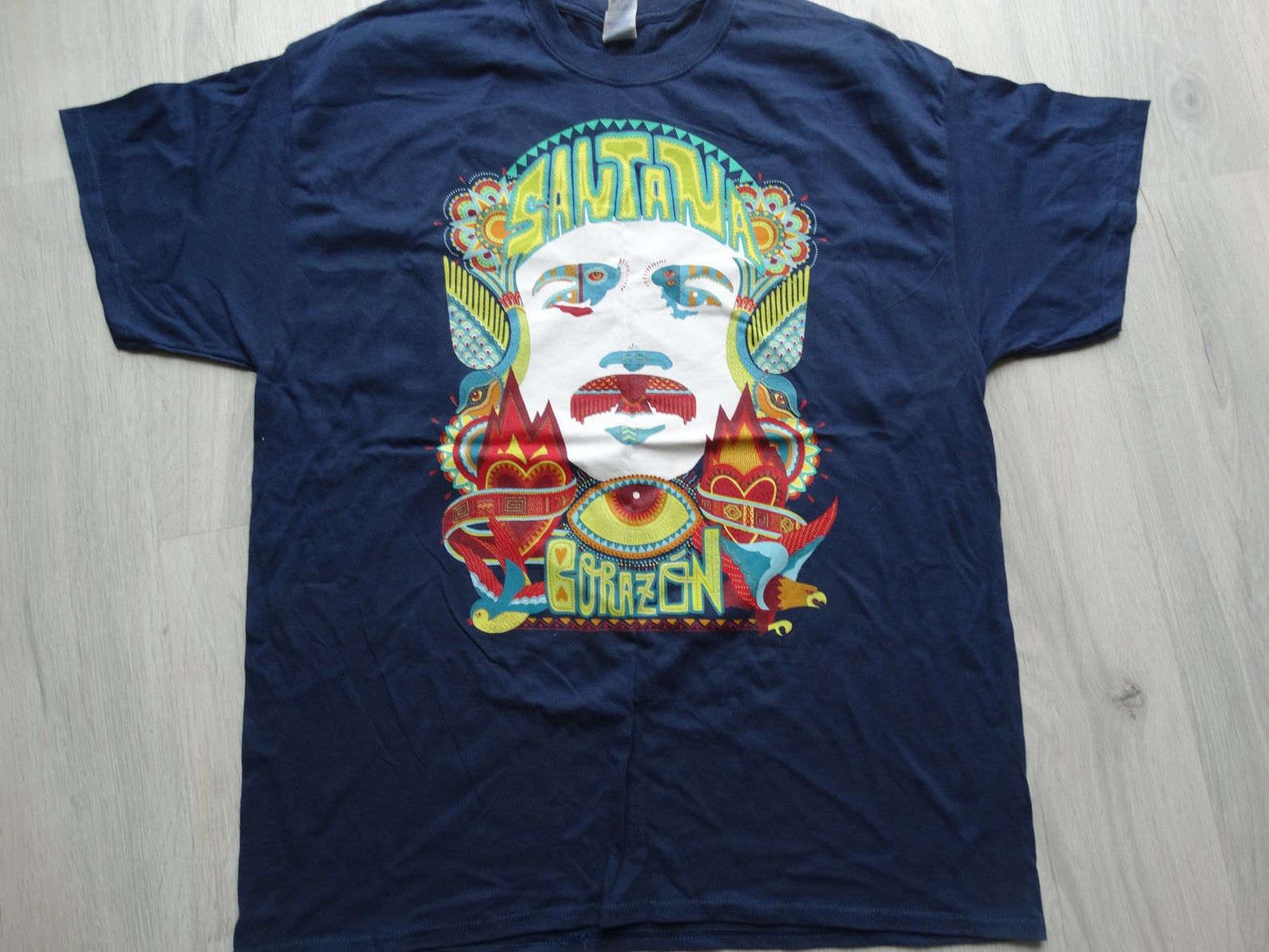 Carlos Santana New Shirt Sixe Jimi Hendrix Miles Davis Eric Clapton Willie Nelson
