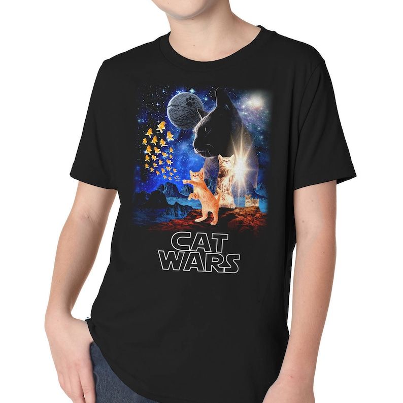 Cat Wars Youths T Shirt Rare Design Shirt