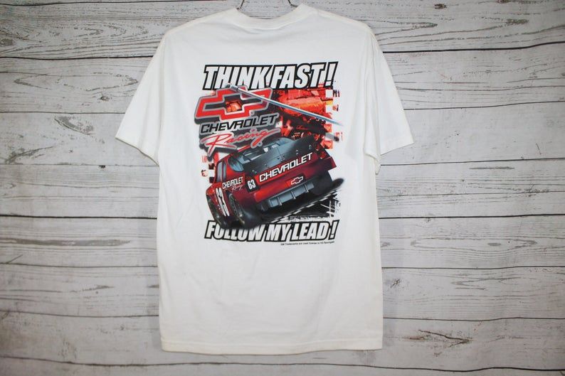 Chevrolet Chevy 100% Pure Racing Excitement Retro Vintage Shirt