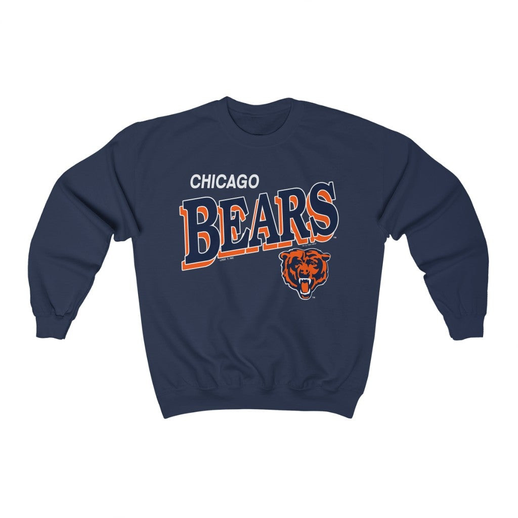 Chicago Bears 1991 Vintage Logo 7 Classic Nfl Football Sweatshirt 211214