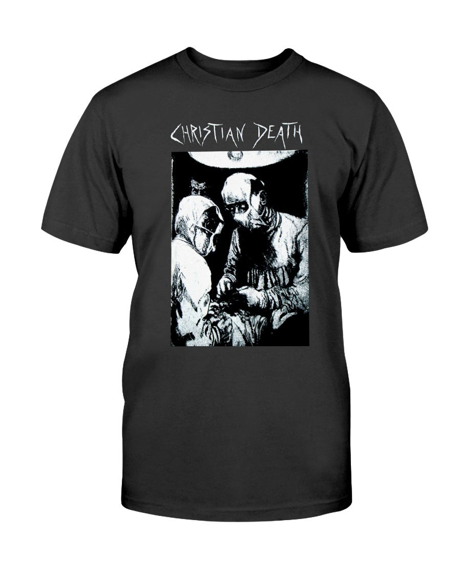 Christian Death Vintage Rare T Shirt Black Tee Shirt 1980S 80S Goth Gothic Atrocities 1986 T Shirt 211218