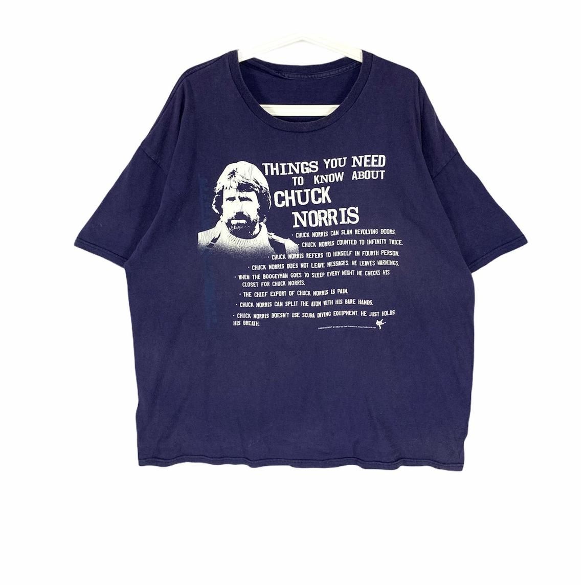 Chuck norris facts vintage 00s shirt