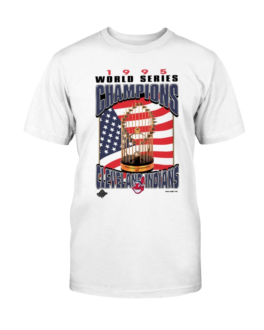Cleveland Indians 1995 World Series Champions Rare Baseball Vintage Retro T Shirt 080521