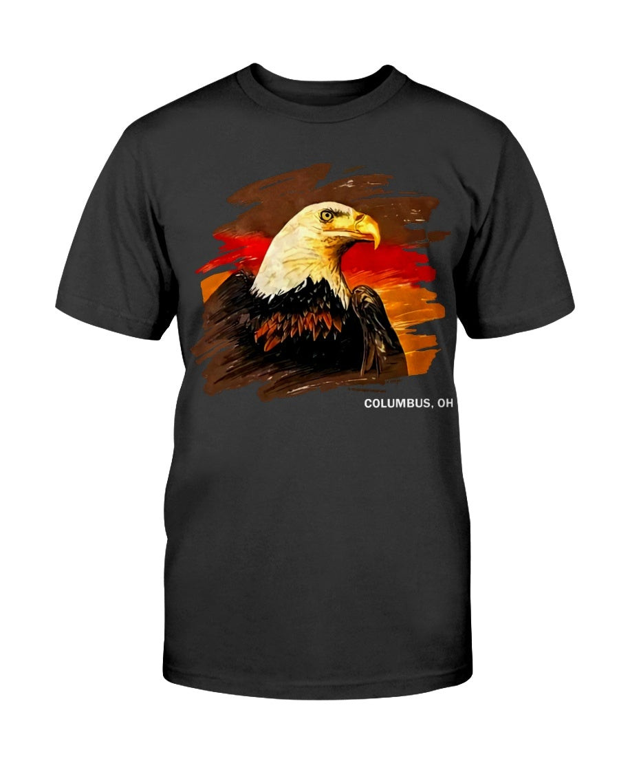 Columbus Ohio Shirt With Bald Eagle Print T Shirt 090121