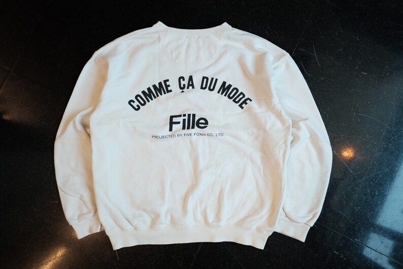Comme Ca Ism Du Mode File Sweatshirt Japanese Brand
