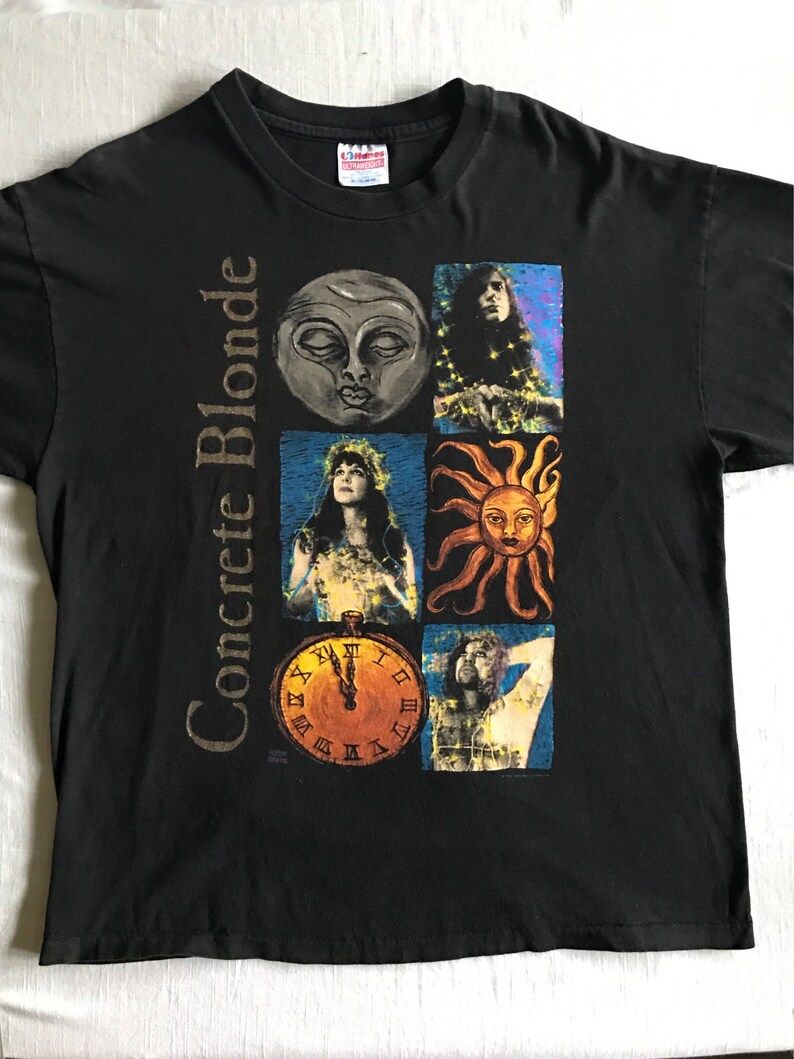 Concrete Blond Walking The World Tour 92 93 True Vintage T Shirt