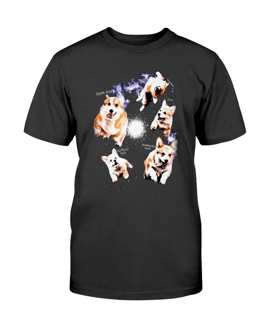 Corgis In Space Bork T Shirt 211221