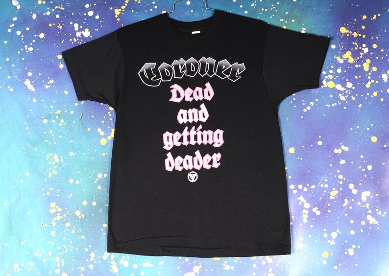 Coroner No More Color Tour 1990 Rock