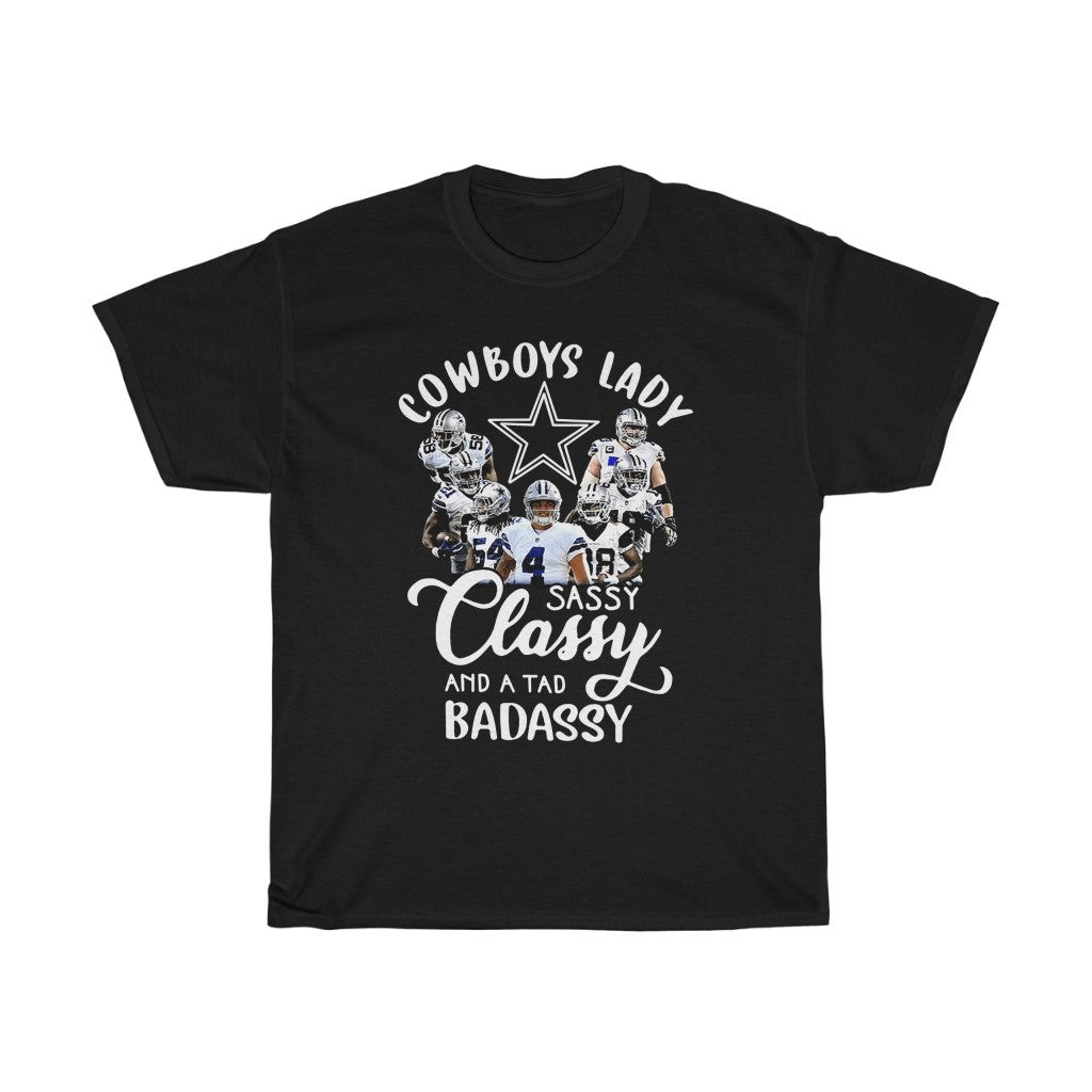 Cow Lady Sassy Classy And A Tad Badassy Tee 211123