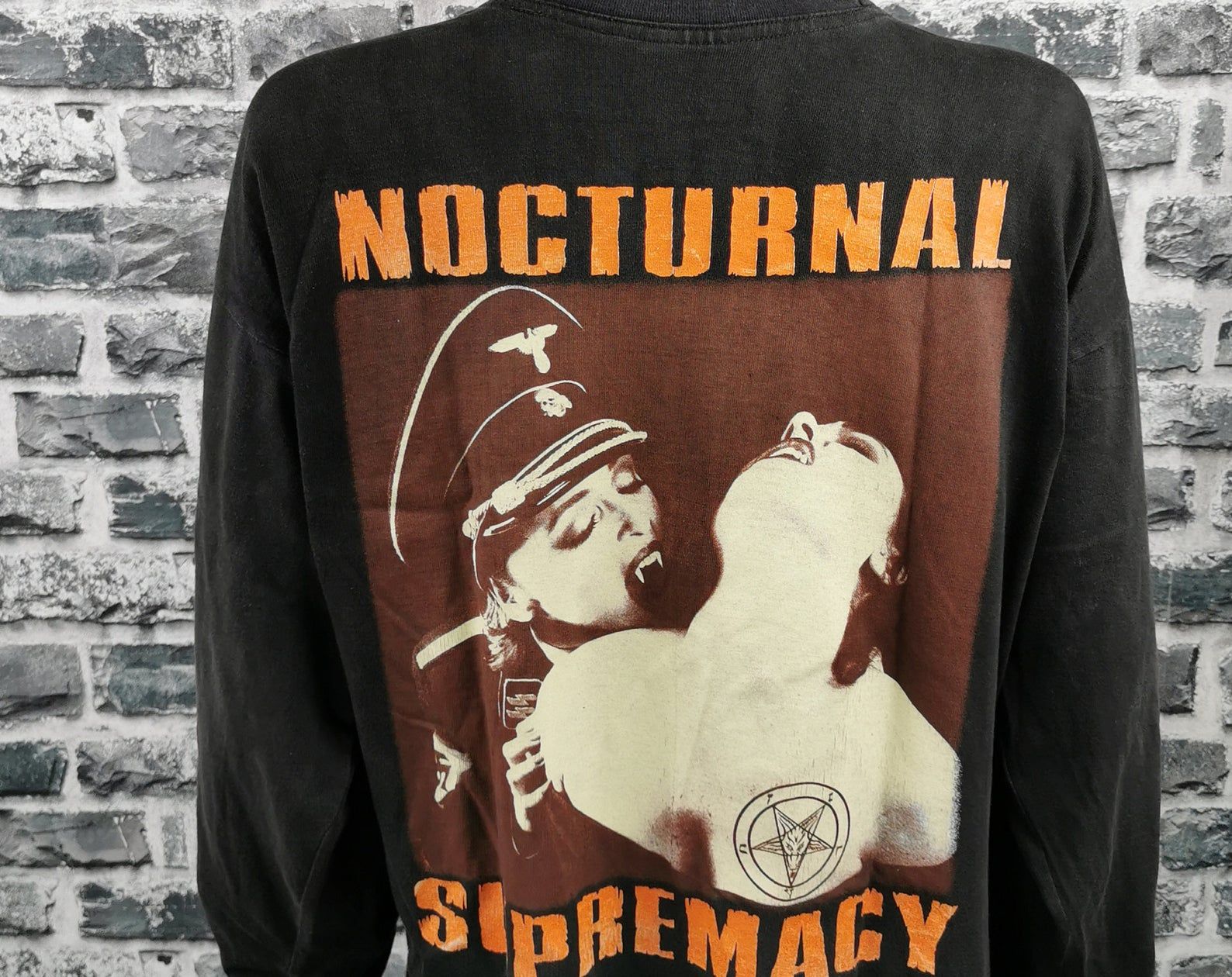 Cradle Of Filth 1994 Vintage Longsleeve Shirt Nocturnal Supremacy / Ultra Rare Cof Tee / Moderninvasion Tag