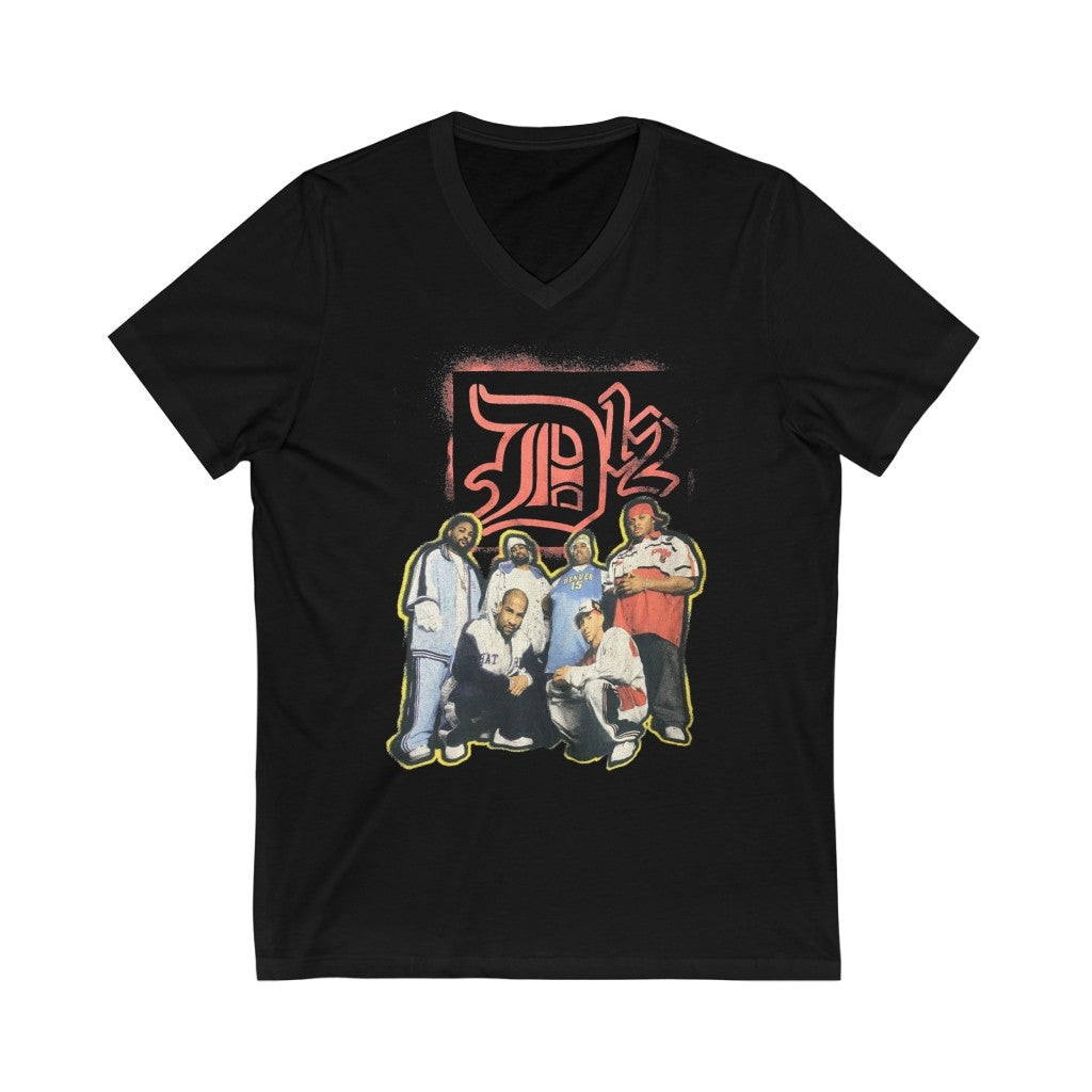 D12 Eminem Us Tour 2004 V Neck Tee 211126