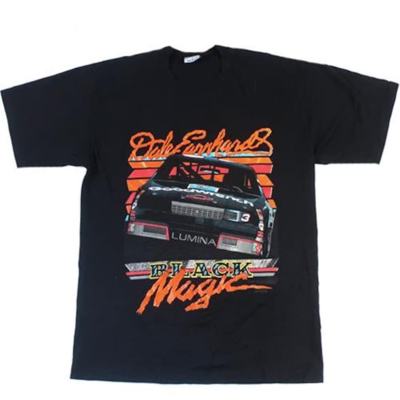 Dale Earnhardt Black Magic Nascar T Shirt