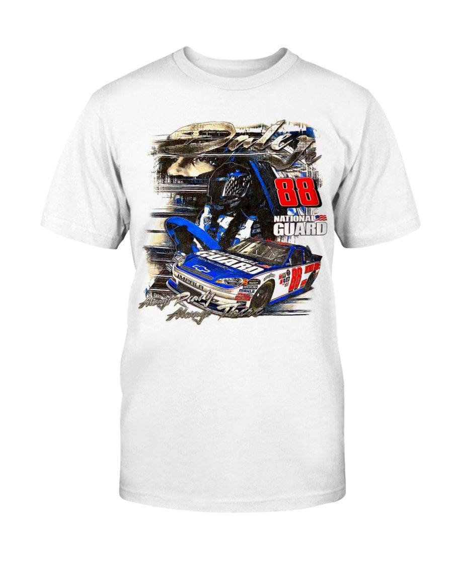 Dale Earnhardt Jr Nascar Graphic Tee Vintage 2000S Retro White Racing T Shirt 210927