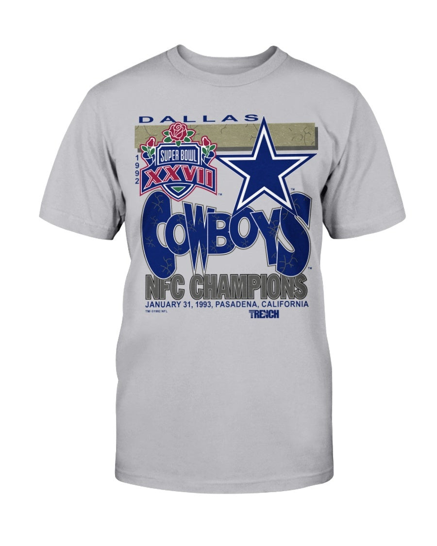 Dallas Cowboys Super Bowl Xxvii Pasadena Rose Bowl 1993 T Shirt 211201