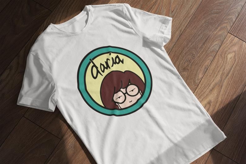 Daria Logo Shirt / Sick And Sad World Cartoon Series Form Mtv