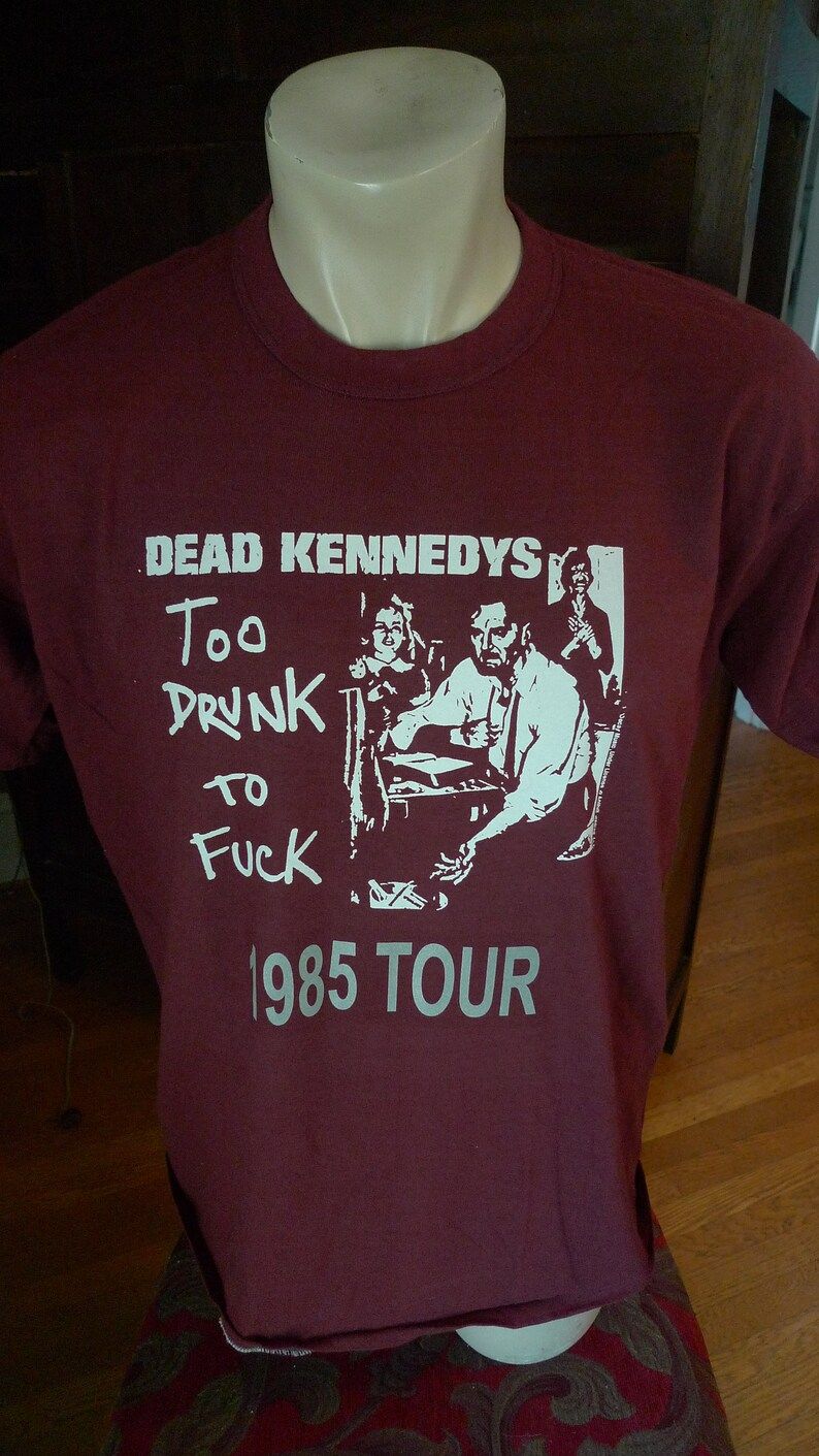 Dated 1985 Dead Kennedys Shirt Single Sided Single Stitched C Licensed By Decay 1984